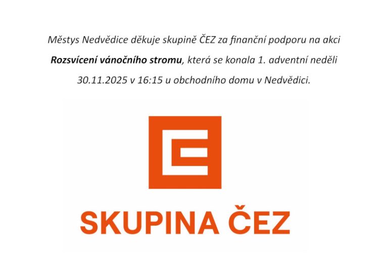 Rozsvícení vánočního stromu