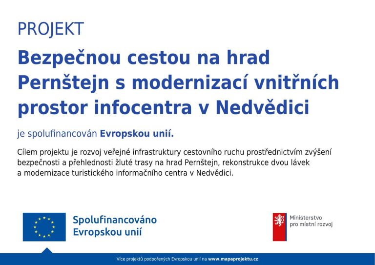 Bezpečnou cestou na hrad Pernštejn